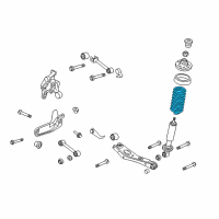 OEM Ford Explorer Sport Trac Coil Spring Diagram - 7A2Z-5560-A