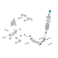 OEM 2010 Ford Explorer Insulator Diagram - 6L2Z-18198-B