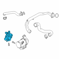 OEM 2016 BMW 535i xDrive Thermostat Diagram - 11-53-8-671-516