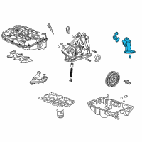 OEM Honda Base Comp Set, Oil Diagram - 15310-5G0-A00