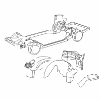 OEM 2005 Ford Crown Victoria Compressor Assembly Diagram - 8W1Z-5319-A