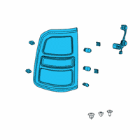 OEM Ram 1500 Lamp-Tail Diagram - 55112988AE