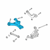 OEM 2020 Lincoln Corsair ARM ASY - REAR SUSPENSION Diagram - LX6Z-5500-D