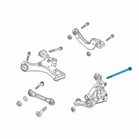 OEM 2021 Lincoln Corsair Lower Control Arm Mount Bolt Diagram - -W720607-S439