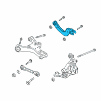 OEM Lincoln Corsair ARM ASY - REAR SUSPENSION Diagram - LX6Z-5500-A