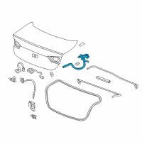 OEM 2020 Chevrolet Malibu Hinge Diagram - 84765068