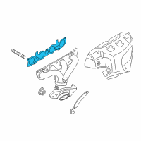 OEM 2015 Chevrolet City Express Manifold Gasket Diagram - 19316214