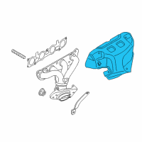 OEM 2017 Chevrolet City Express Heat Shield Diagram - 19316251