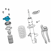 OEM Lincoln Aviator Upper Mount Diagram - LC5Z-3A197-A