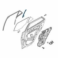 OEM Hyundai Venue Channel Assembly-Rear Door DIVISIO Diagram - 83520-K2000