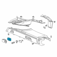 OEM Buick Regal Sportback Seat Switch Diagram - 13311235