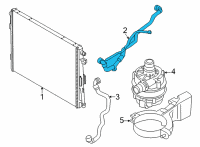 OEM 2022 BMW 430i HOSE, RADIATOR Diagram - 17-12-8-654-831