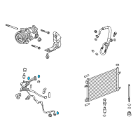 OEM Chevrolet Impala Dehydrator O-Ring Diagram - 24436644