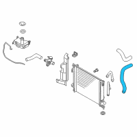 OEM Kia Hose-Radiator Lower Diagram - 254122K100