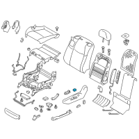 OEM 2019 Infiniti Q70 Front Seat Slide Switch, Left Diagram - 87067-4AN0B