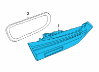 OEM 2022 BMW M440i REAR LIGHT IN TRUNK LID, LEF Diagram - 63-21-7-477-609