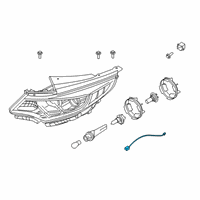 OEM Kia Optima Lead Wire Assembly-Head Diagram - 92150A8000