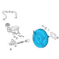 OEM 2015 Hyundai Elantra GT Booster Assembly-Brake Diagram - 59110-A5050