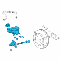 OEM Hyundai Elantra GT Cylinder Assembly-Brake Master Diagram - 58510-A5200