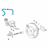 OEM Hyundai Elantra Coupe Hose Assembly-Brake Booster Vacuum Diagram - 59130-3X200