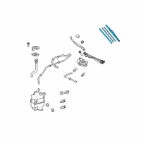 OEM 2015 Toyota Venza Front Blade Diagram - 85222-0T030