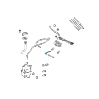 OEM 2009 Toyota Venza Washer Hose Diagram - 90068-33097