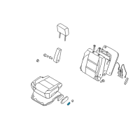 OEM Nissan Titan Knob-Switch, Front Seat Slide L Diagram - 87062-7S001