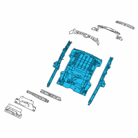 OEM 2012 Jeep Liberty Pan-Rear Floor Diagram - 55113090AL