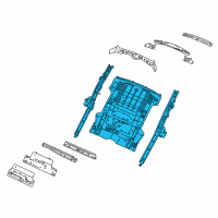 OEM 2011 Jeep Liberty Pan-Rear Floor Diagram - 55113090AL