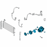 OEM 2008 Kia Rondo Compressor Kit Diagram - 977011D200AS