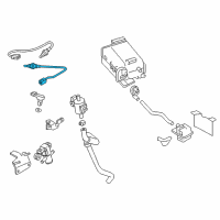 OEM 2017 Infiniti Q60 Exhaust Gas Temperature Sensor Diagram - 22630-5CA0A