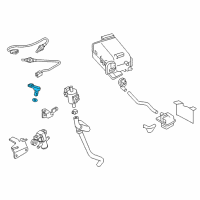 OEM 2020 Infiniti Q50 EVAPORATOR Control System Pressure Sensor Diagram - 22365-1KC0C