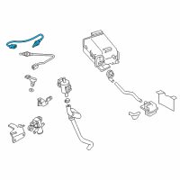 OEM 2017 Infiniti Q60 Air Fuel Ratio Sensor Assembly Diagram - 22693-5CA0A