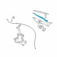 OEM 2008 Cadillac STS Arm-Windshield Wiper Diagram - 22840630