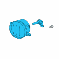OEM Toyota Prius Fog Lamp Diagram - 81210-47010