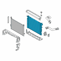 OEM BMW M8 Radiator Diagram - 17-11-8-096-936