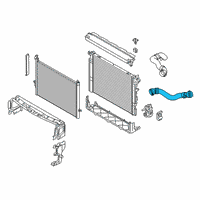 OEM BMW M5 Line For Radiator-Coolant Pump Diagram - 11-53-7-852-351