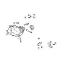 OEM 2008 Toyota Tacoma Repeater Bulb Diagram - 90981-15012