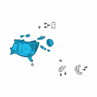 OEM Toyota Composite Assembly Diagram - 81150-04163