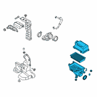 OEM 2022 Hyundai Accent Cleaner Assembly-Air Diagram - 28110-H9600