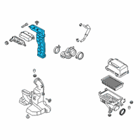 OEM 2020 Hyundai Accent Duct Assembly-Air Diagram - 28210-H9600