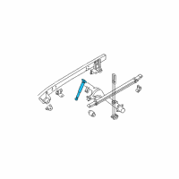 OEM 1999 GMC K3500 Rear Shock Absorber Kit Diagram - 12474903