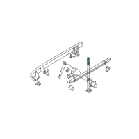 OEM Chevrolet K2500 Axle Housing U-Bolt Diagram - 15529595