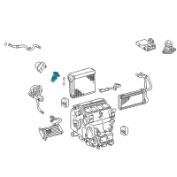 OEM 2016 Lexus LX570 Valve, Cooler Expansion Diagram - 88515-50190