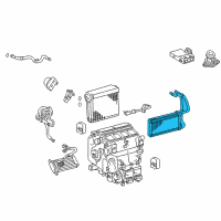 OEM 2020 Lexus LX570 Unit Sub-Assembly, RADIA Diagram - 87107-60411