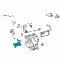 OEM Toyota Auxiliary Heater Diagram - 87710-60060