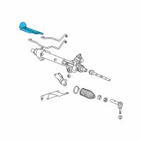 OEM 2010 Buick Enclave Upper Shield Diagram - 20762670