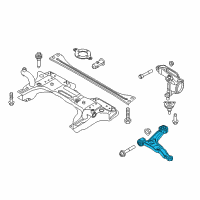 OEM Ram Front Lower Control Arm Diagram - 68263081AA