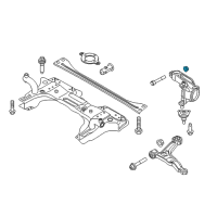 OEM 2019 Ram ProMaster City Nut-Control Arm STRUT Diagram - 68267956AA