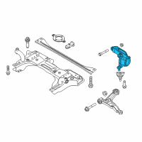 OEM 2015 Ram ProMaster City Front Lower Control Arm Diagram - 68263229AA
